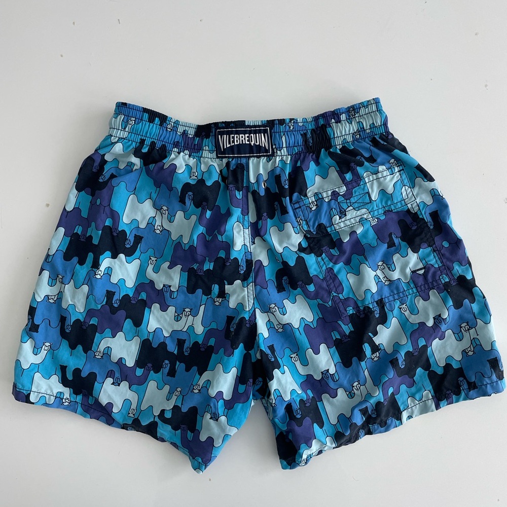 Vilebrequin Blue and Black Swimwear